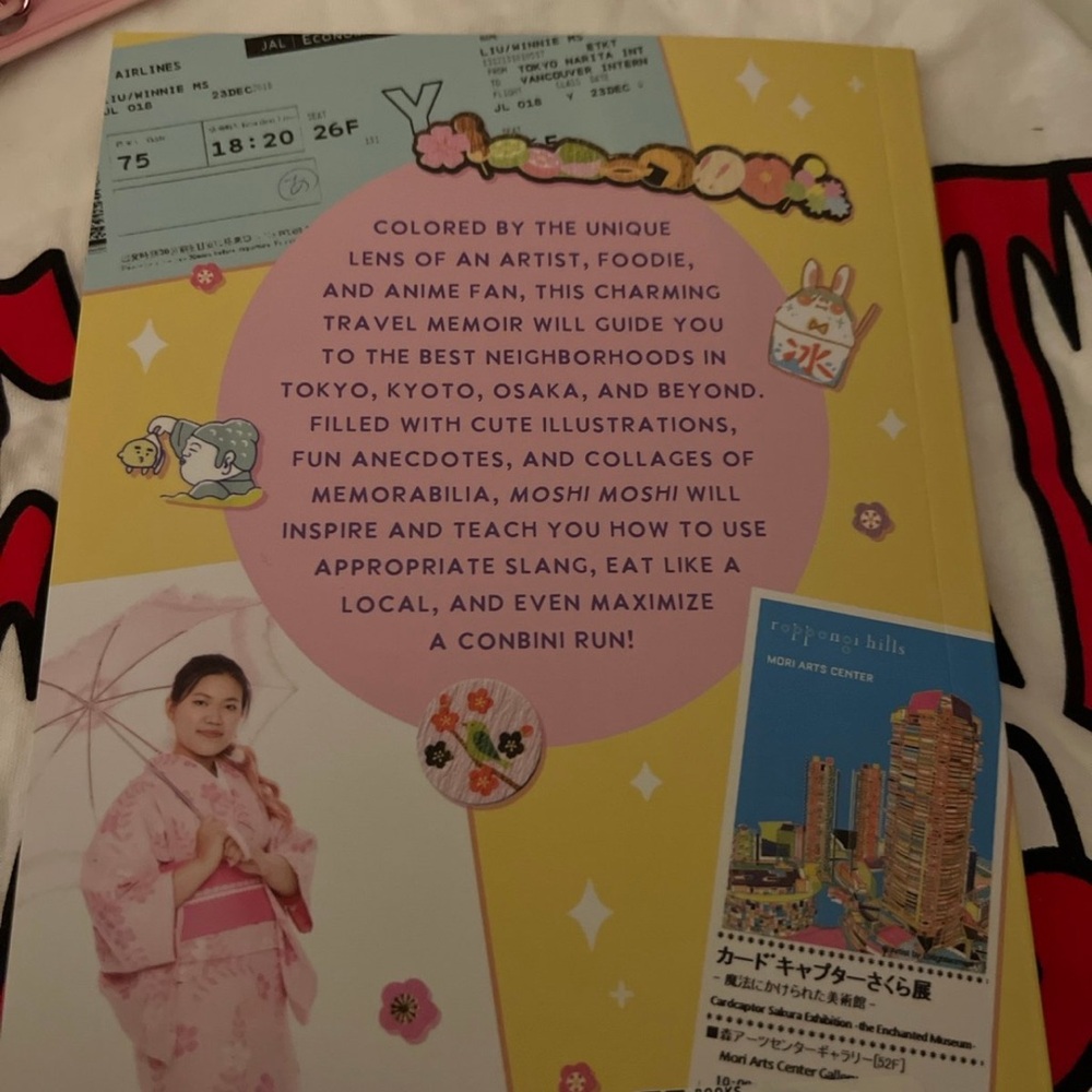 Colorful Travel Memoir with Anime Illustrations
